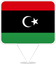 Libya Square Pin