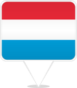 Luxembourg Square Pin