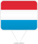 Luxembourg Square Pin
