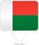 Madagascar Square Pin