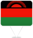 Malawi Square Pin