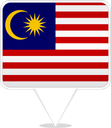 Malaysia Square Pin