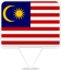 Malaysia Square Pin