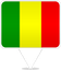 Mali Square Pin