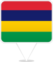 Mauritius Square Pin