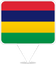 Mauritius Square Pin