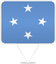 Micronesia Square Pin