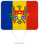 Moldova Square Pin