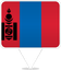 Mongolia Square Pin