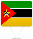 Mozambique Square Pin