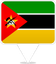 Mozambique Square Pin
