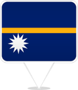Nauru Square Pin