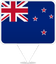 New Zealand Square Pin