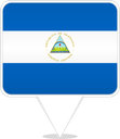 Nicaragua Square Pin