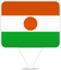 Niger Square Pin