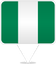 Nigeria Square Pin