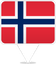 Norway Square Pin