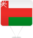 Oman Square Pin