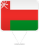 Oman Square Pin