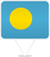 Palau Square Pin