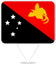 Papua New Guinea Square Pin