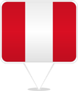 Peru Square Pin