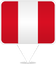 Peru Square Pin