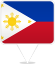 Philippines Square Pin