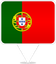 Portugal Square Pin