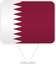 Qatar Square Pin