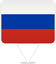 Russia Square Pin