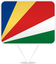 Seychelles Square Pin