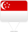 Singapore Square Pin