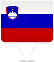 Slovenia Square Pin