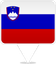 Slovenia Square Pin