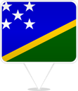 Solomon Islands Square Pin