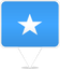 Somalia Square Pin