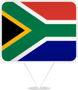 South Africa Square Pin