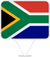 South Africa Square Pin