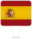 Spain Square Pin