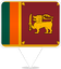 Sri Lanka Square Pin