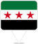 Syria Square Pin