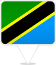 Tanzania Square Pin