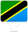 Tanzania Square Pin