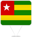 Togo Square Pin