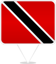 Trinidad And Tobago Square Pin
