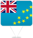 Tuvalu Square Pin