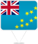 Tuvalu Square Pin