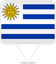 Uruguay Square Pin