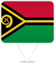 Vanuatu Square Pin